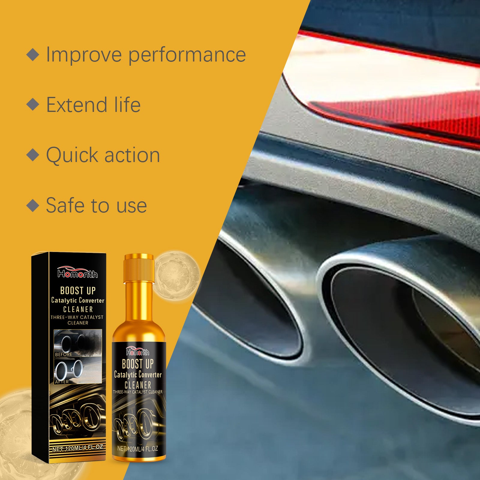 Automotive Catalytic Cleaning Agent, Automotive Engine Internal Clean Exhaust Carbon Removal Cleaning Agent